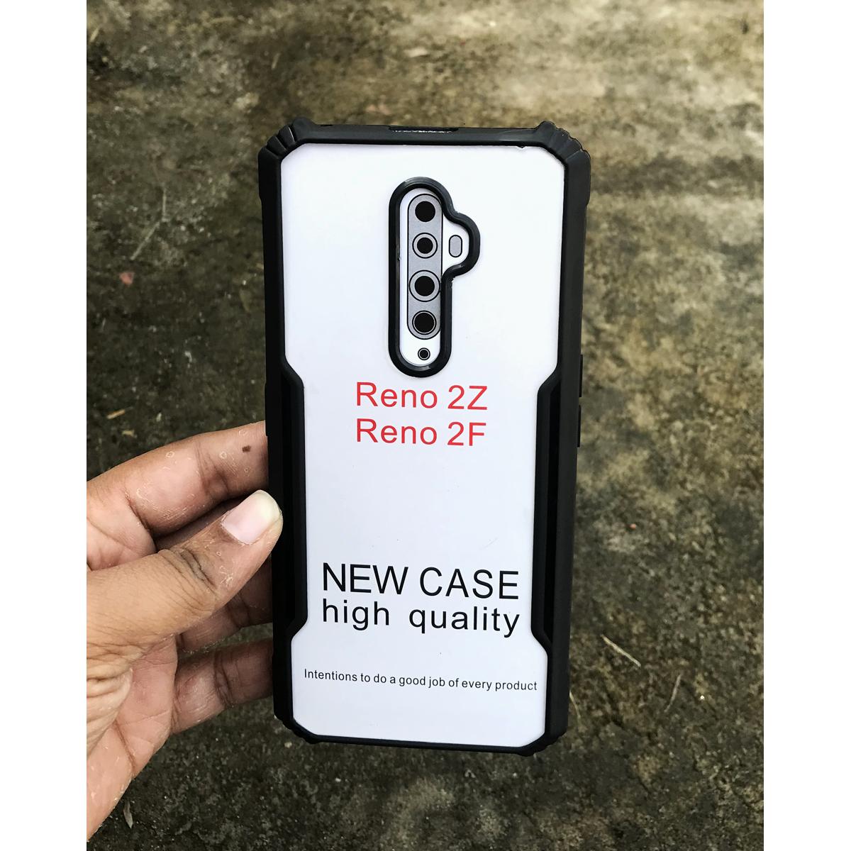 For Reno 2Z / Reno 2F shockproof Transparent PC TPU Bumper Military Grade Rugged case For Reno 2Z / Reno 2F - মোবাইল ফোন - Phone