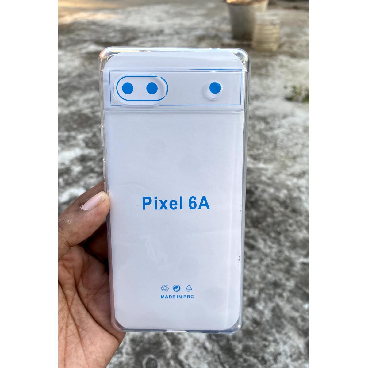 For Google Pixel 6A shockproof Transparent liquid Cristal clear long time useable soft premium protective back cover