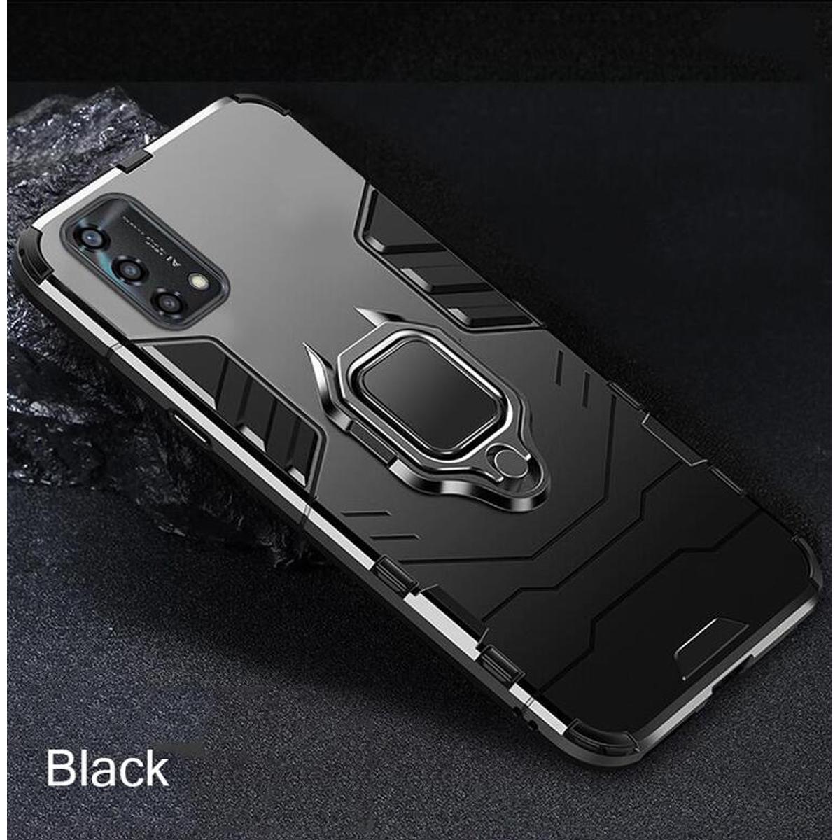 Icasecover for Oppo A95 4G hard case shockproof car magnetic stand Holder back cover