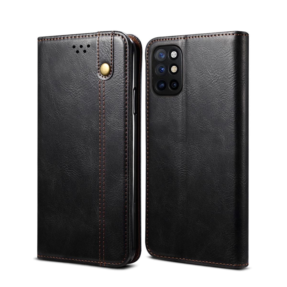 Lthmy for OnePlus 8t premium PU leather case with card slots and magnetic closure flip wallet stand cover