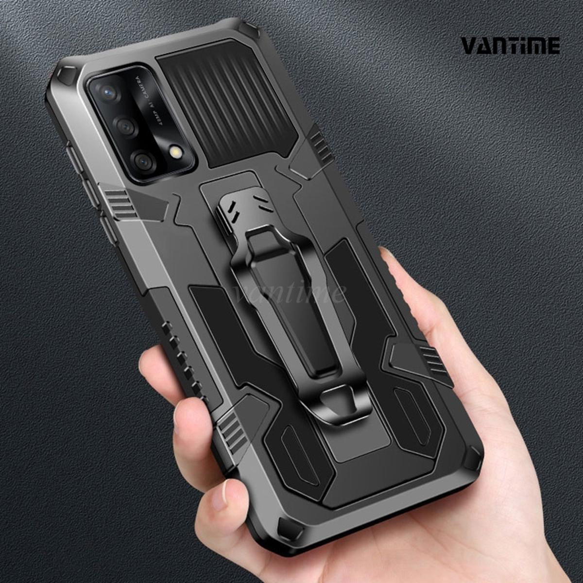 Vantime for Oppo F19/Oppo A95 belt clip case kickstand slim phone cover