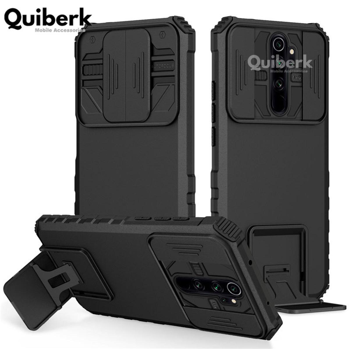 Quiberk for Xiaomi Redmi Note 8 pro vocabulary case slide camera cover leg hard shockproof back armor casing