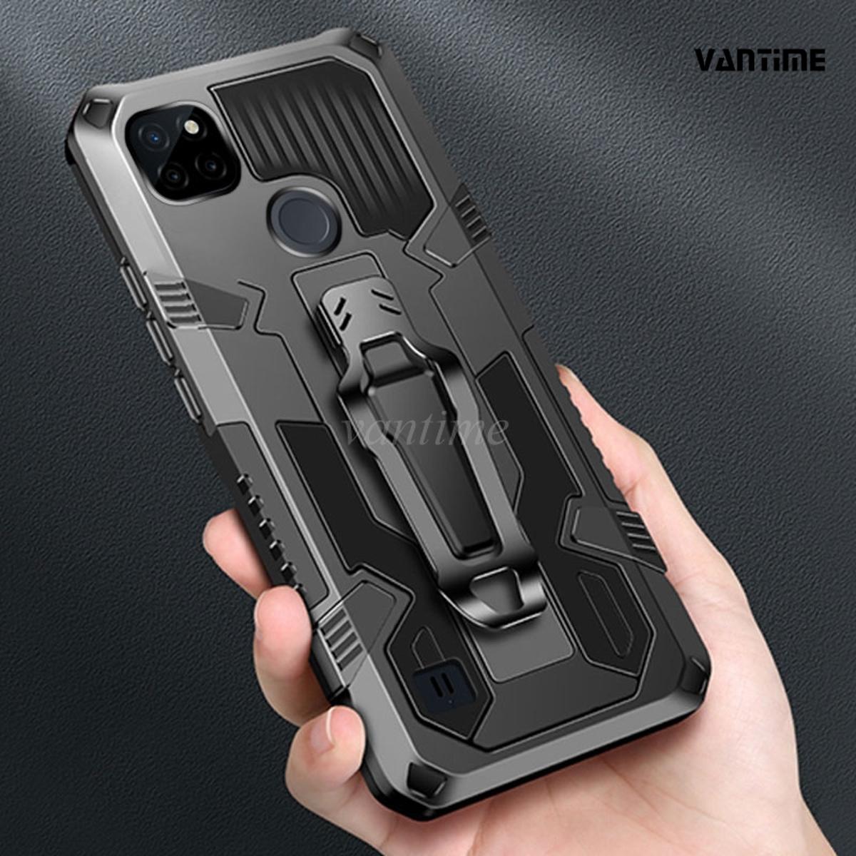 Vantime for realme c21y/realme c25y belt clip case leg cover slim