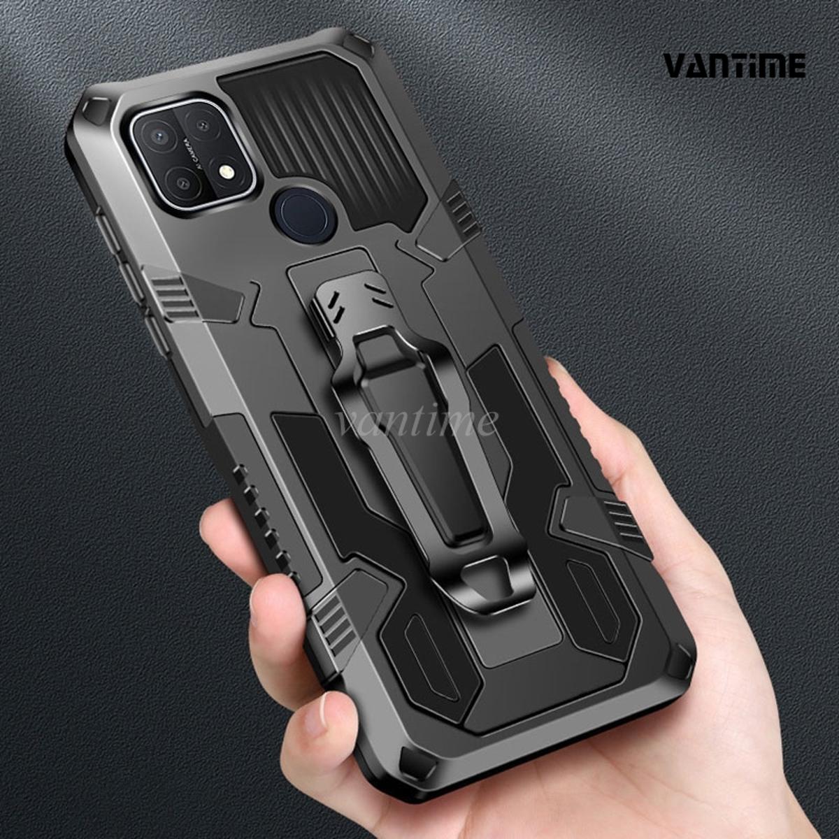 Vantime for Oppo A15/Oppo a15s belt clip case kickstand slim phone cover
