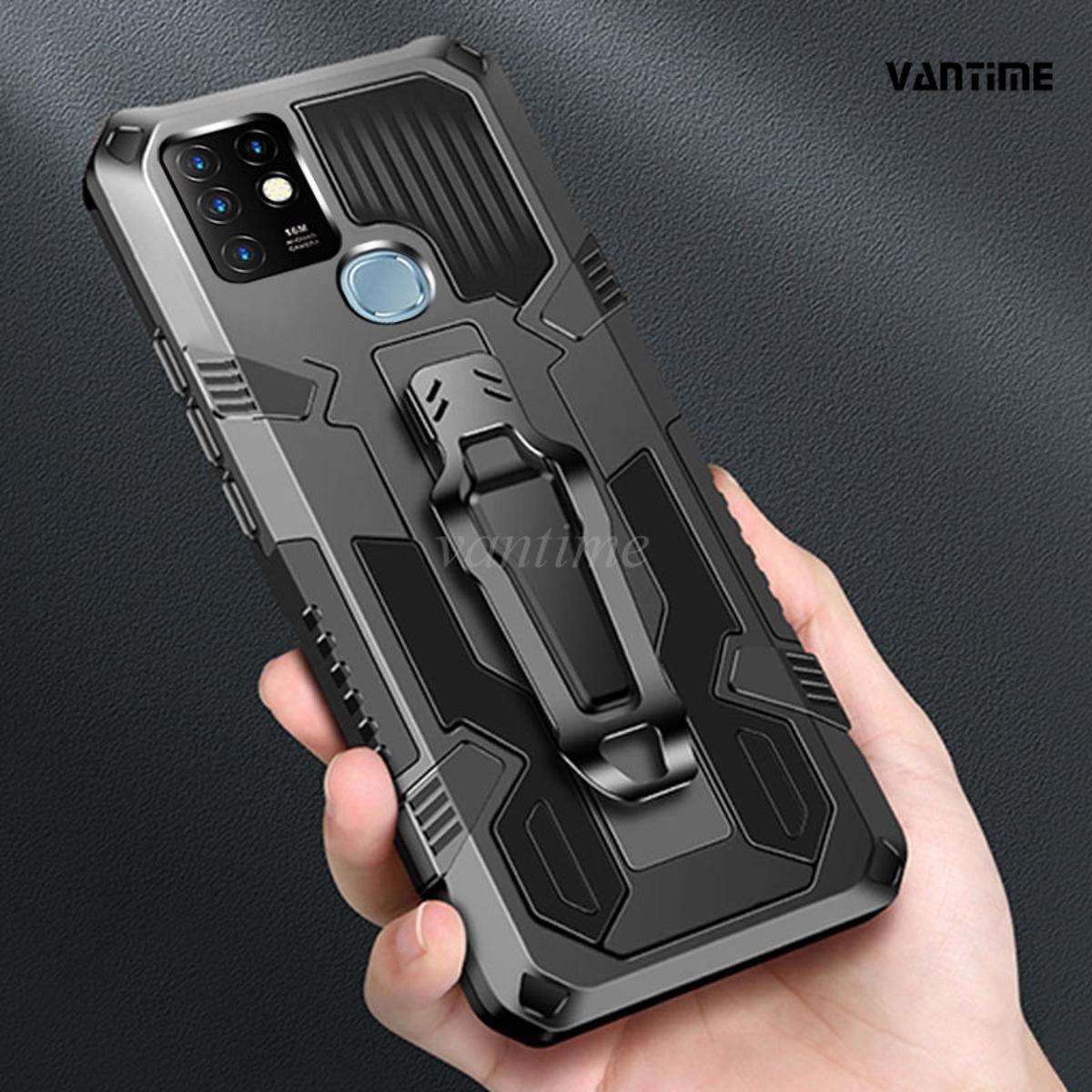 Vantime for Infinix Hot 10 belt clip case kickstand slim phone cover