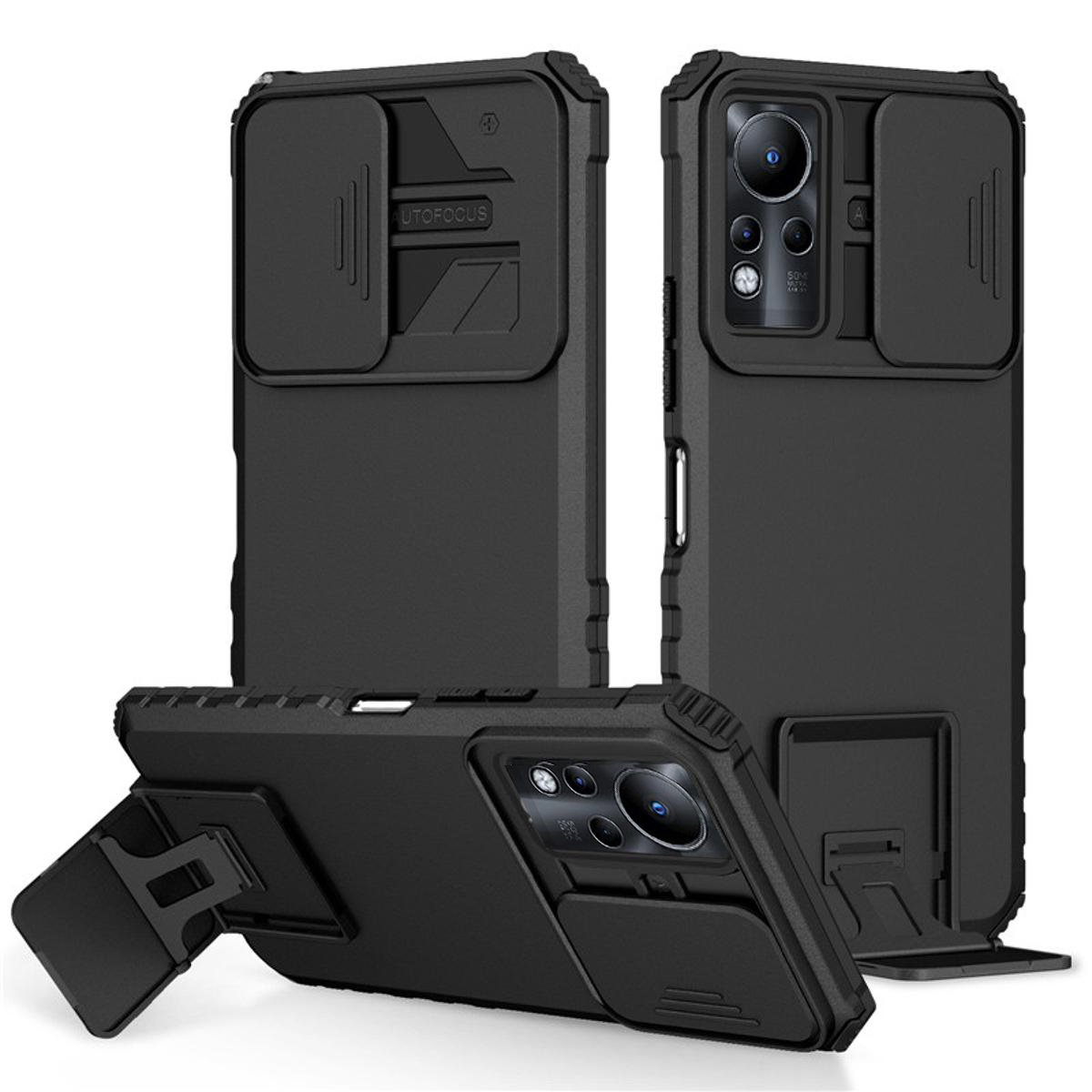 Quiberk for Infinix Note 11  vocabulary case slide camera cover pin hard shockproof armor back casing