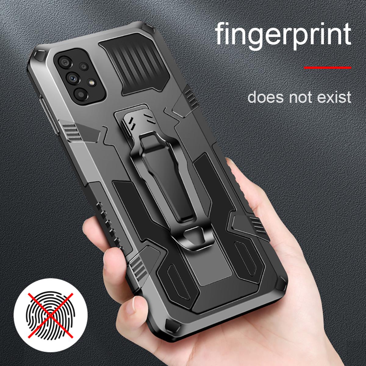 For Samsung Galaxy A33 5g car magnetic holder clip back armor case mobile phone memory case stand hard protection cover MechWarrior phone case anti-fingerprint support Self stand case