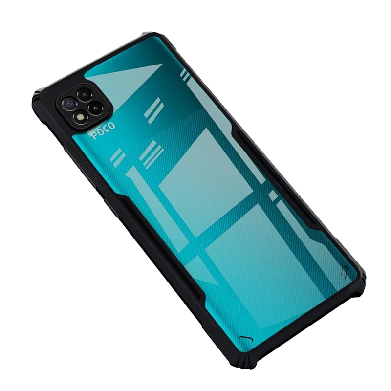 For Xiaomi Poco C3 Xundd Protective Transparent Airbag Bumper Phone Case For Poco C3 Back Cover
