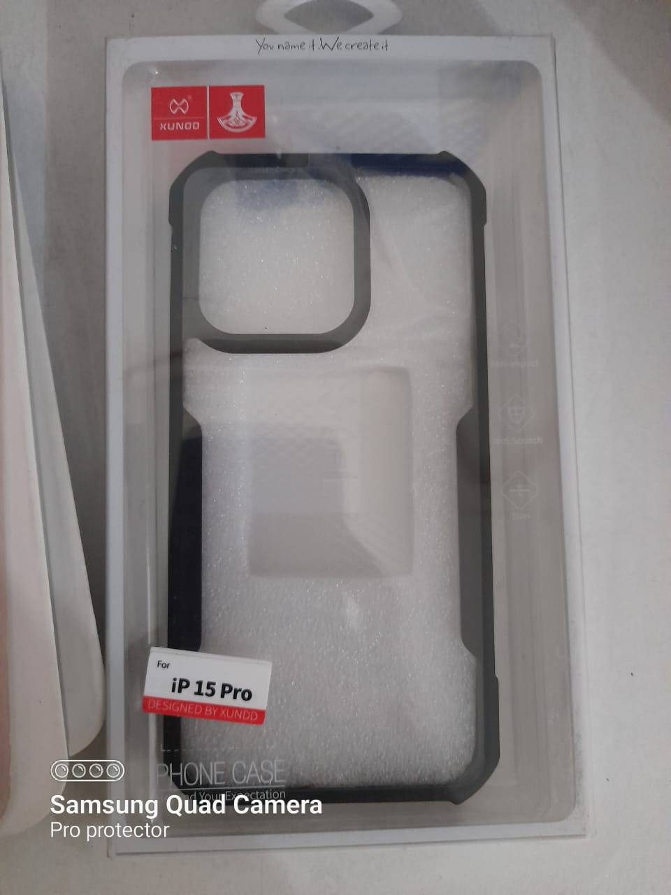 Xundd Case For iPhone 15 Pro Case Shockproof Transparent Bumper Back Phone Cover