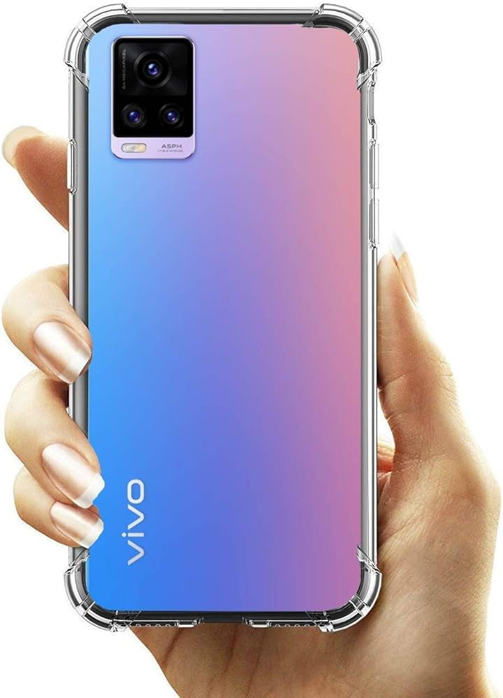 For vivo V20 Shock-Resistant Flexible TPU Camera Protection Rubber Soft Silicone Anti Dropping Phone Cover