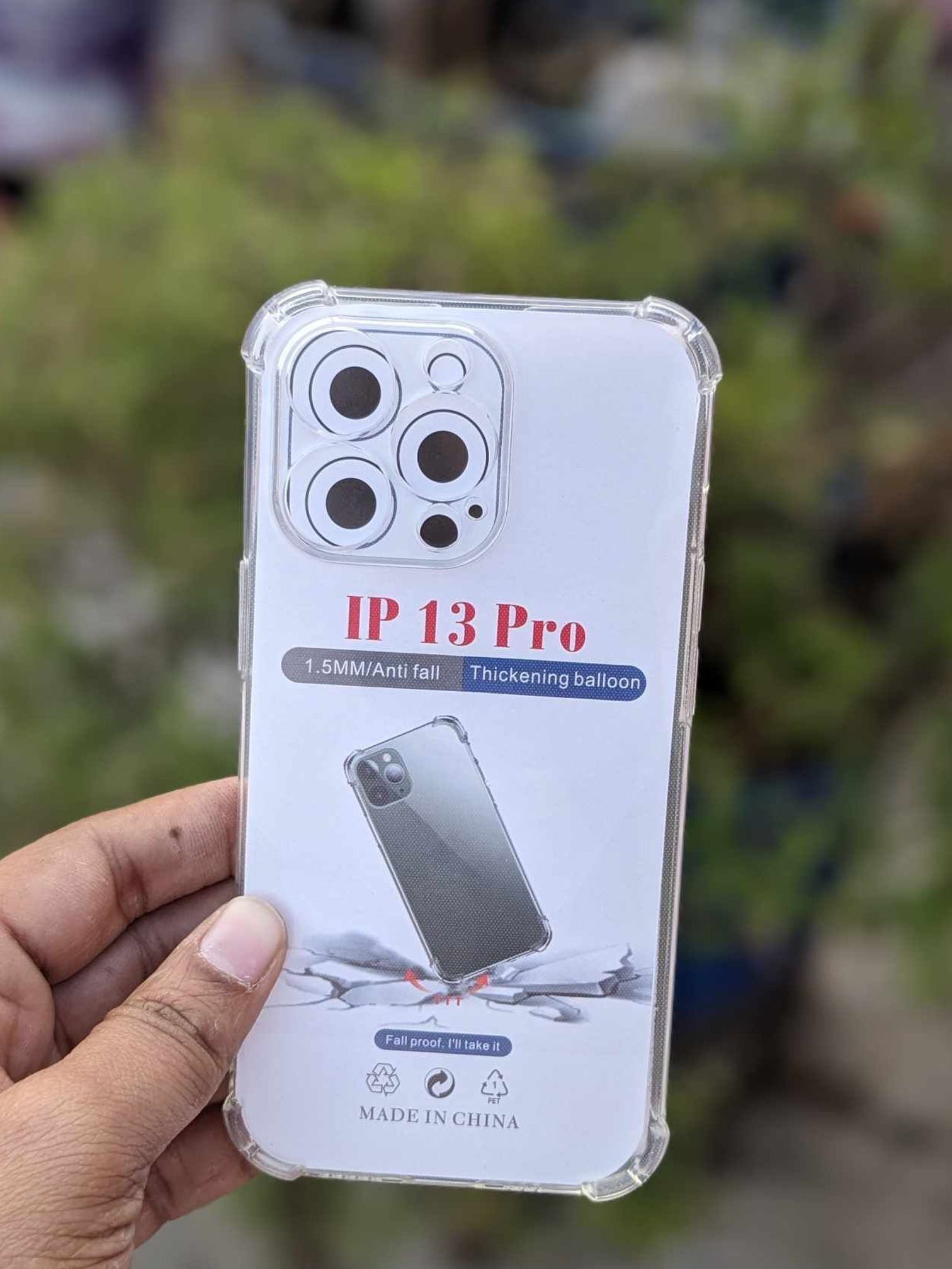For Apple iPhone 13 Pro Shockproof transparent liquid crystal long time use soft premium protective back cover