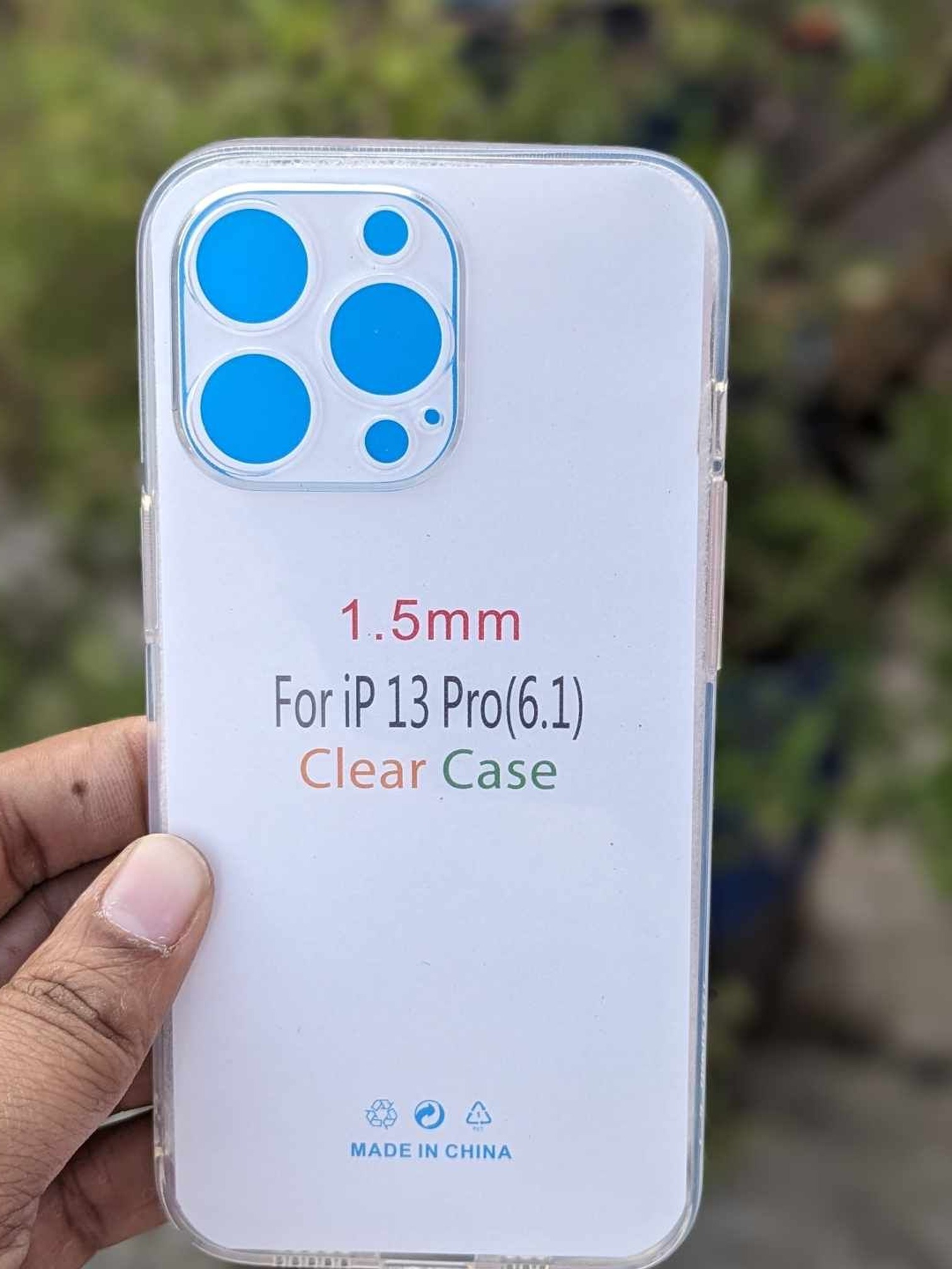 For Apple iPhone 13 Pro Shockproof transparent liquid crystal long time use soft premium protective back cover