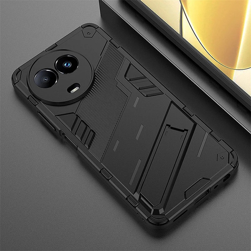 Realmi 11 5G Case Shockproof Armor Kickstand Phone Case For OPPO Realme 11 Realme11 5G 2023 6.72 Car Magnetic Holder Back Cover
