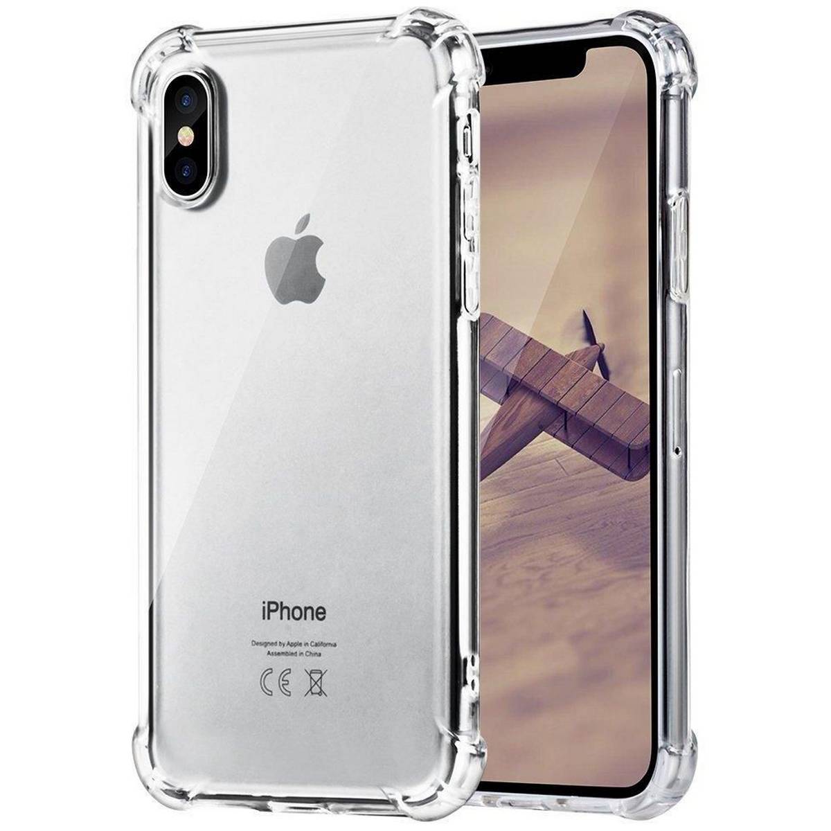 IPhone X/XS Soft Shock Proof Jelly Back Cover Transparent