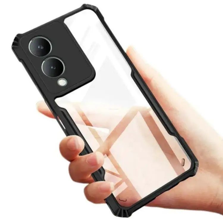 Vivo Y17s Shockproof Bumper Anti-Drop Slim Fit Fashion Back Cover, Durable and Stylish Protection