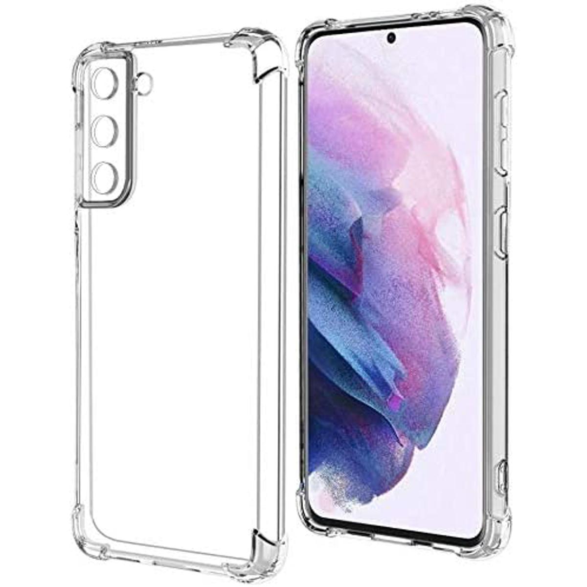Samsung Galaxy S21 5G Camera Protection Premium Silicone Case Crystal Clear Soft TPU Ultra-Thin Transparent Flexible Protective Mobile Phone Back Cover