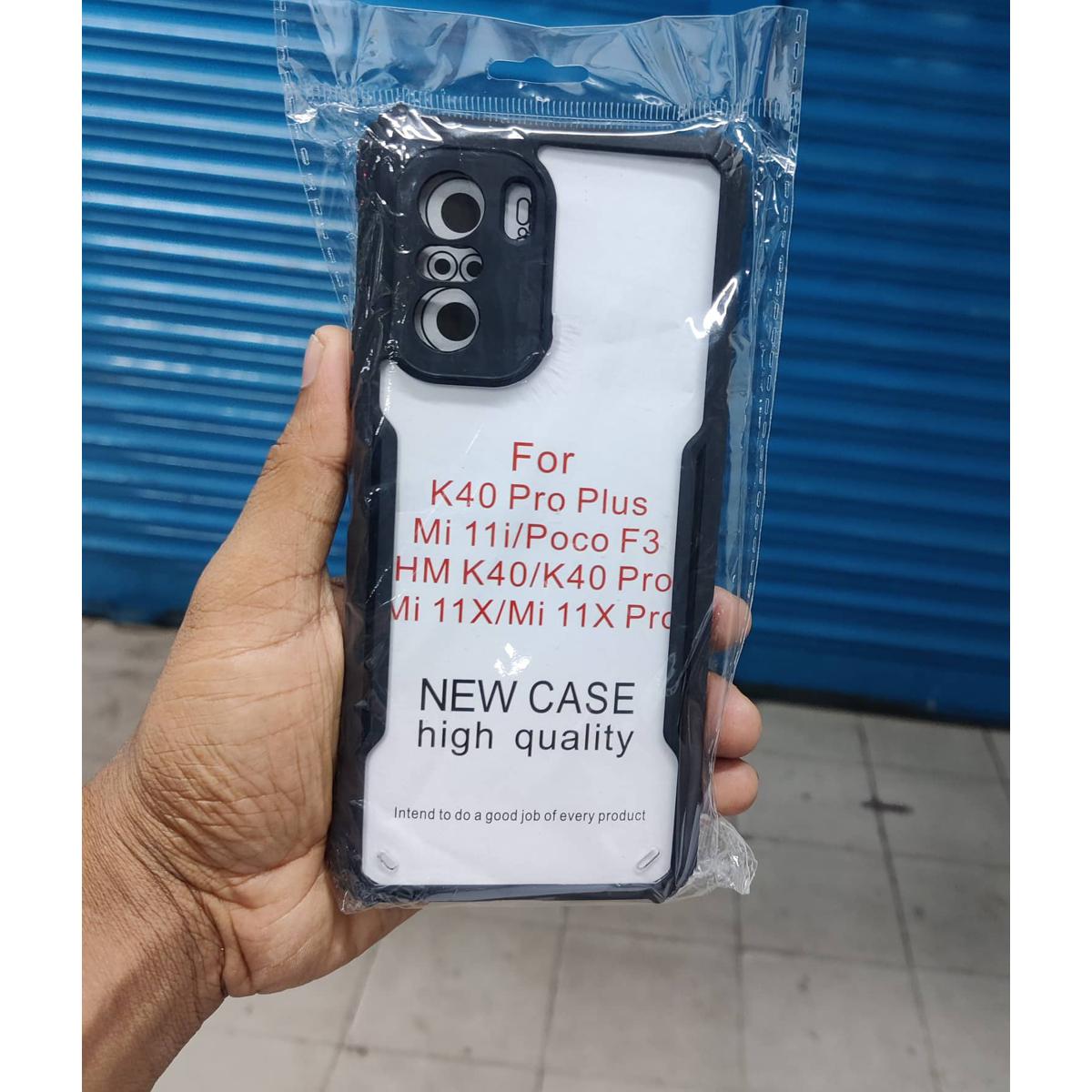 FOR  REDMI MI 11X / K40 / POCO F3 / K40 PRO Transparent Silica Gel Matte Shockproof Airbag Bumper Camera Lens Protection Thin Cover Phone Casing