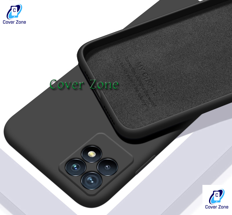 For Realme 8i / Narzo 50 Heavy Strong Liquid Silicone Soft Gel Rubber Shockproof Cover Case For Narzo 50 Back Cover
