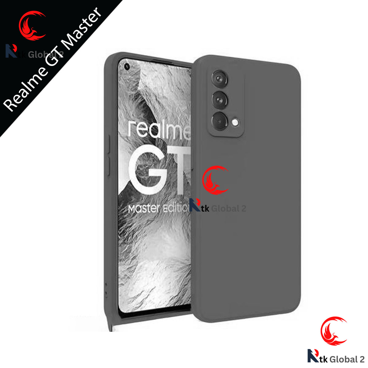 Realme Gt Master/ Luxury Silicone Protect Back Cover Soft Case - Camera - Phone Back Cover (Back Case Cover For Smartphone)
