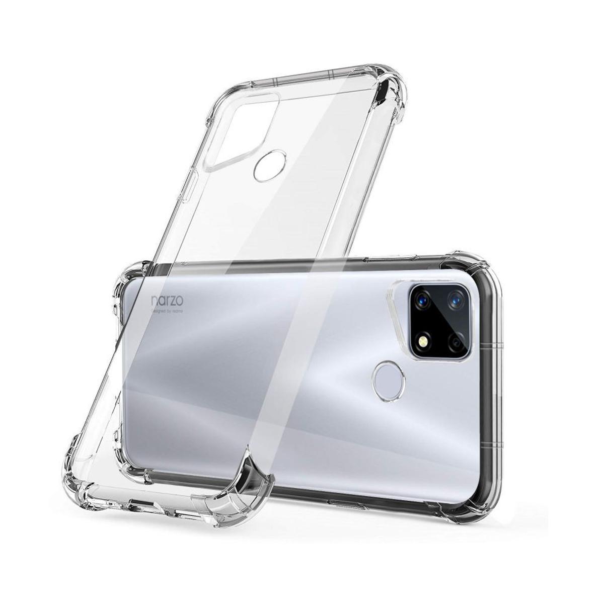 For Realme C12/Realme Narzo 20/Narzo 30A/ Realme C25 / c25s Premium Silicone TPU Ultra-Thin Transparent Flexible Protective Mobile Phone Back Cover
