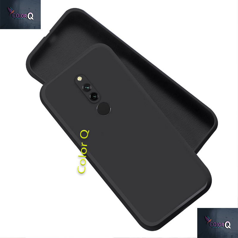 For Xiaomi Redmi 8 Matte Liquid silicone Soft Gel Rubber Shockproof Phone Case Back Cover