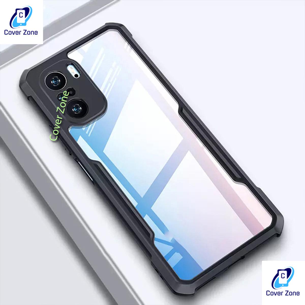For Xiaomi Mi 11X 5G / POCO F3 / Redmi K40 / K40 Pro / K40 Pro+ Shockproof TPU Bumper Clear Acrylic Mobile Phone Case For Xiaomi Poco F3 Back Cover (Back Case Cover For Smartphone)
