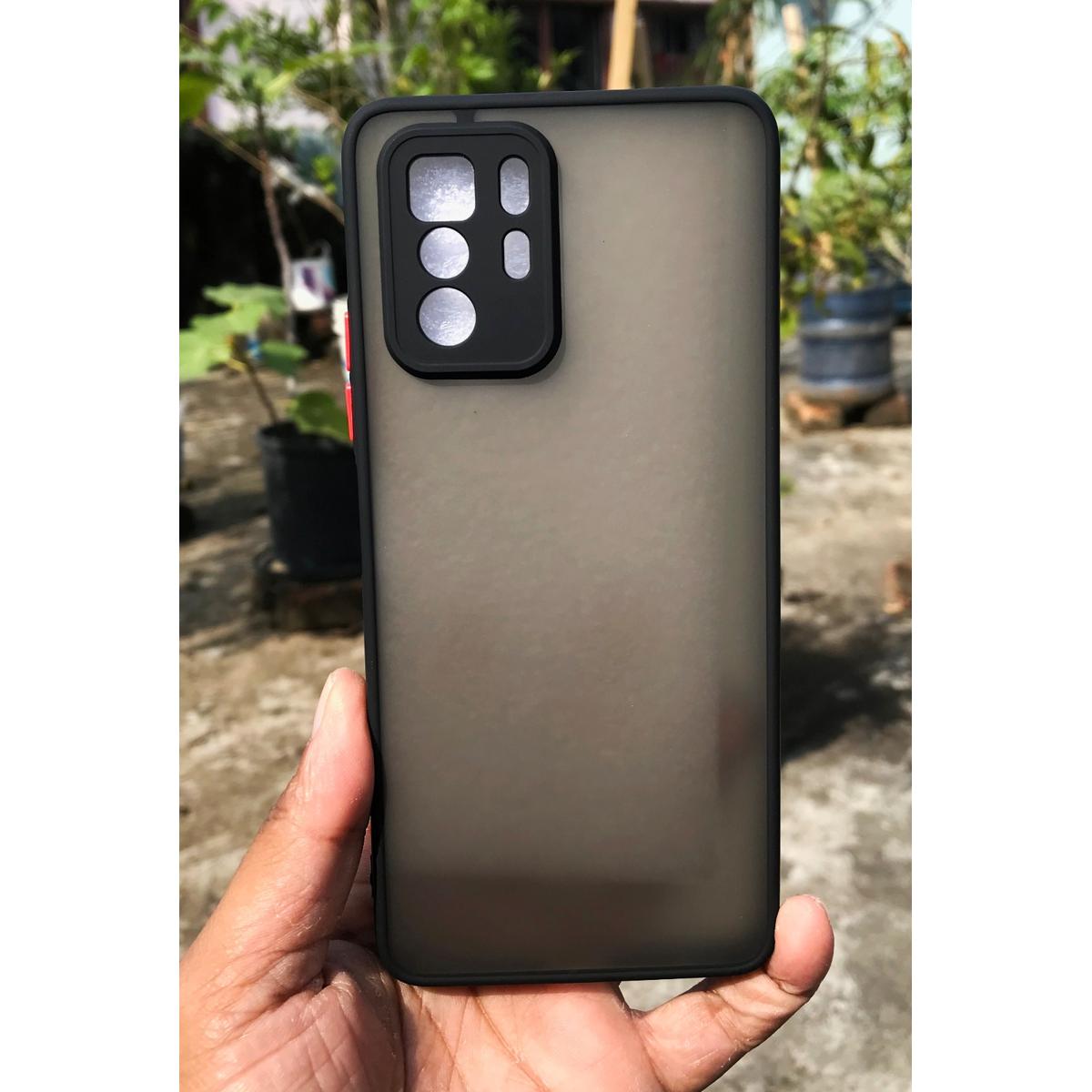 Camera Protection Bumper Phone Cases For Xiaomi Poco X3 GT Matte Translucent Shockproof Back Cover - Camera (Back Case Cover For Smartphone)