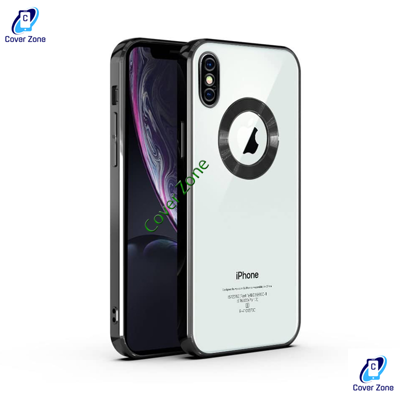 For Apple iPhone X / iPhone XS Logo View with Camera Lens Protector Soft Slim CD Back Cover For iPhone X Phone Case