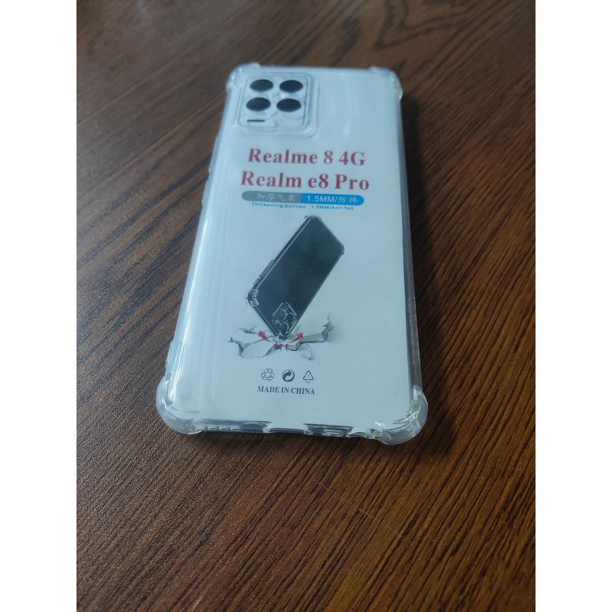 FOR REALME 8 /REALME 8 PRO SOFT CLEAR TRANSPARENT BACK COVER