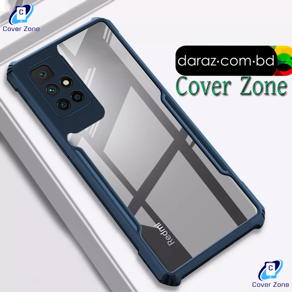 For Xiaomi Redmi 10 / Redmi 10 PRIME / Redmi 10 2022 Shockproof TPU Bumper Clear Acrylic Mobile Phone Case For Redmi 10 Back Cover