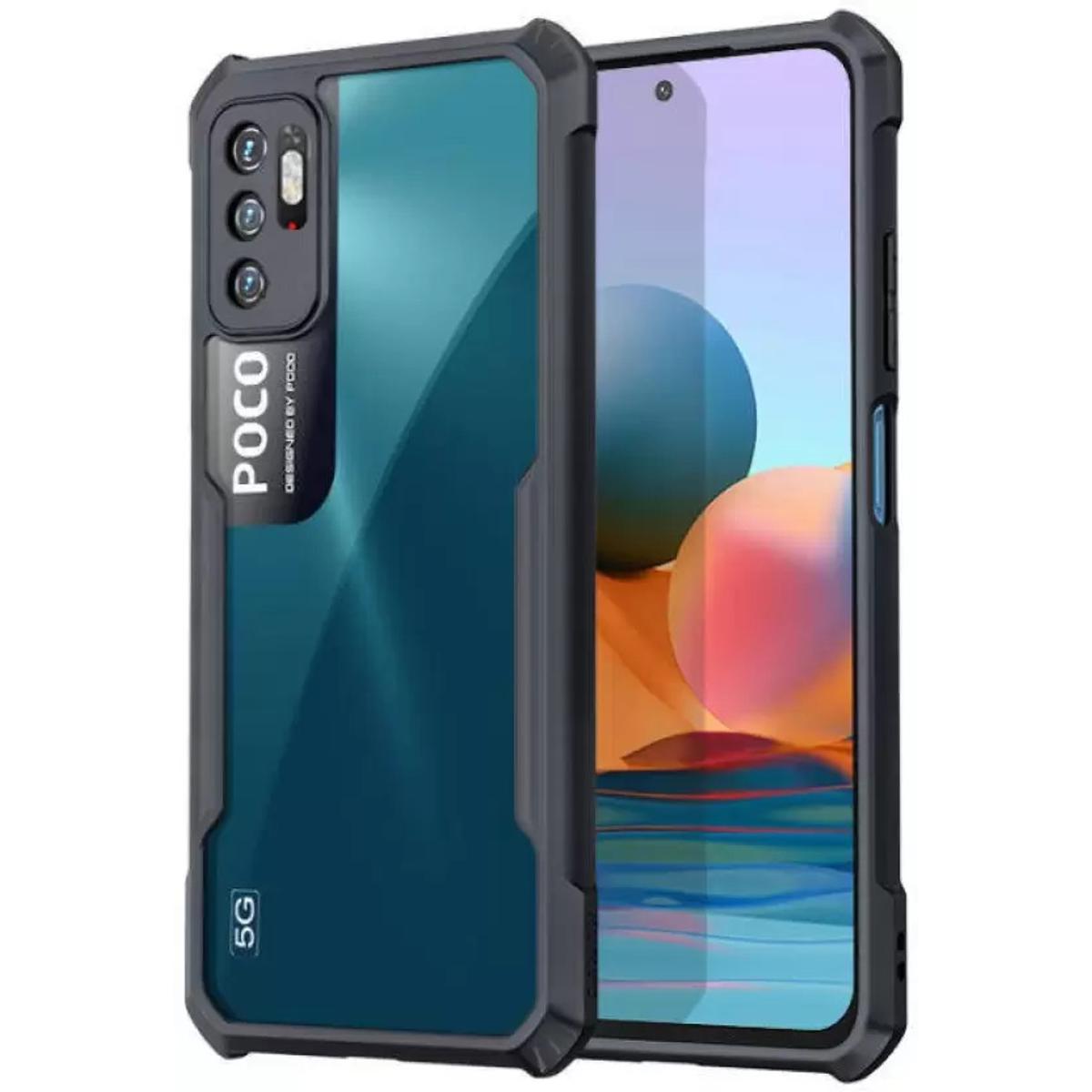Xiaomi Redmi Note 10 5G / Poco M3 PRO Shockproof TPU Bumper Clear Acrylic Mobile Phone Case For Redmi Note 10 5G Back Cover - Phone