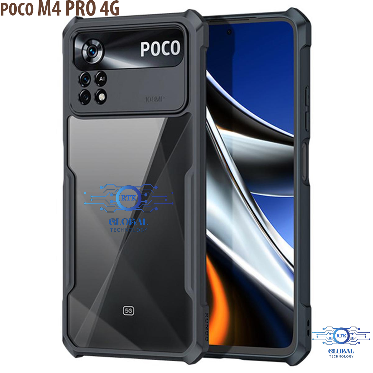 For Poco M4 Pro 4G Case Xundd Airbags Shockproof Clear Pc Case For Xiaomi Poco M4 Pro 4G Cover Funda Coque Capa - Camera - Phone Back Cover