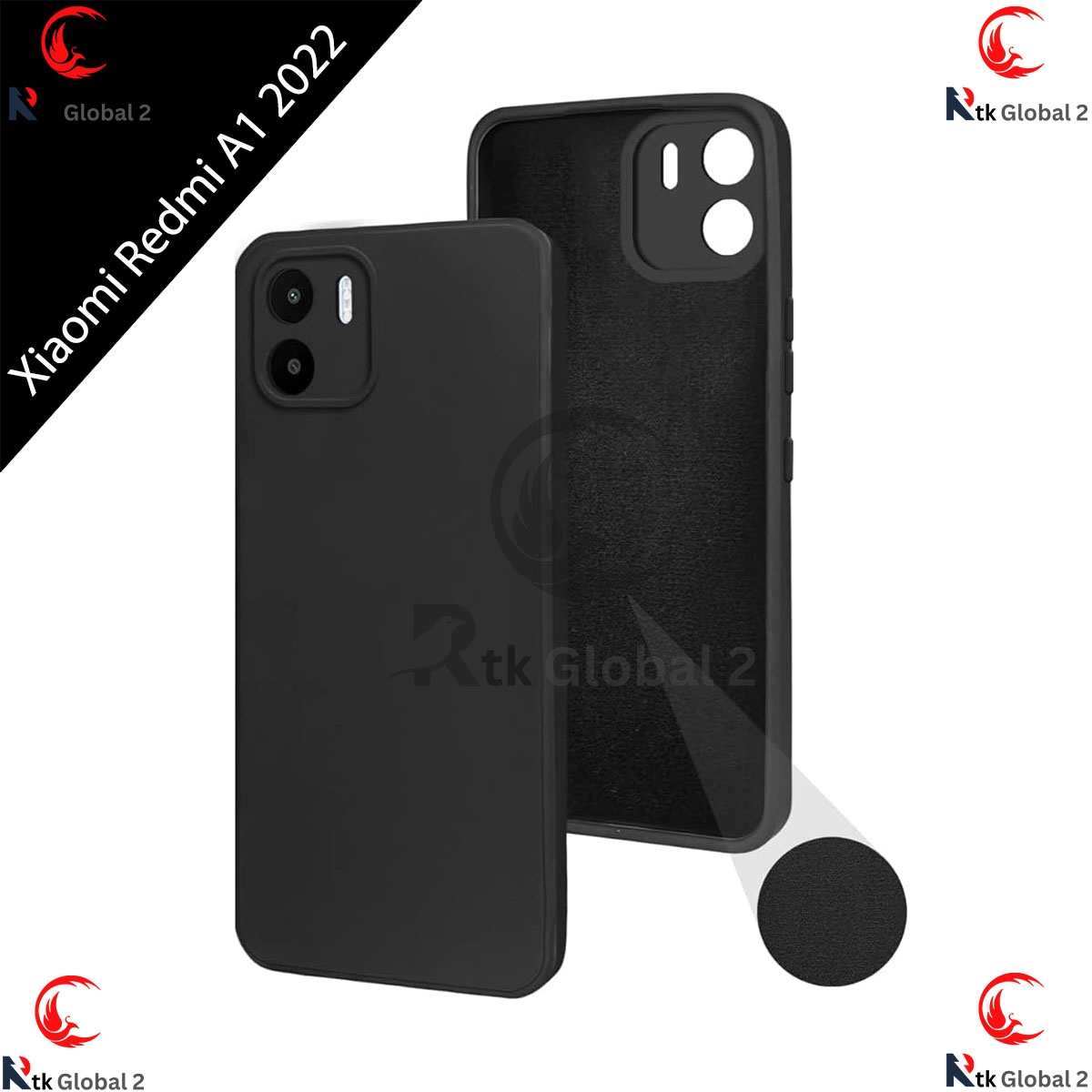 silicone Back Cover Case for Xiaomi Redmi A1 2022 (silicone Back Cover Case Matte Finish | Elegant Professional