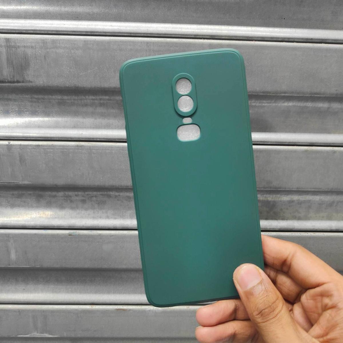 For One Plus 6 Soft Silicone Back Cover