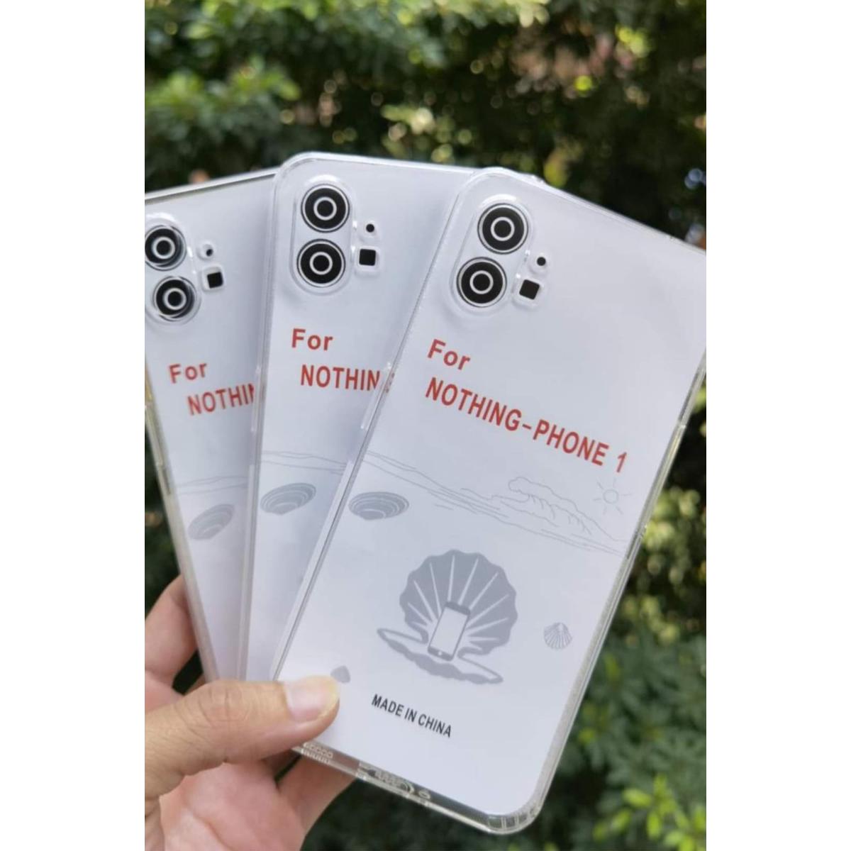 FOR NOTHING PHONE 1 Premium Silicone Case Crystal Clear Soft TPU Ultra-ahin Transparent Flexible Protective Mobile Phone Back Cover