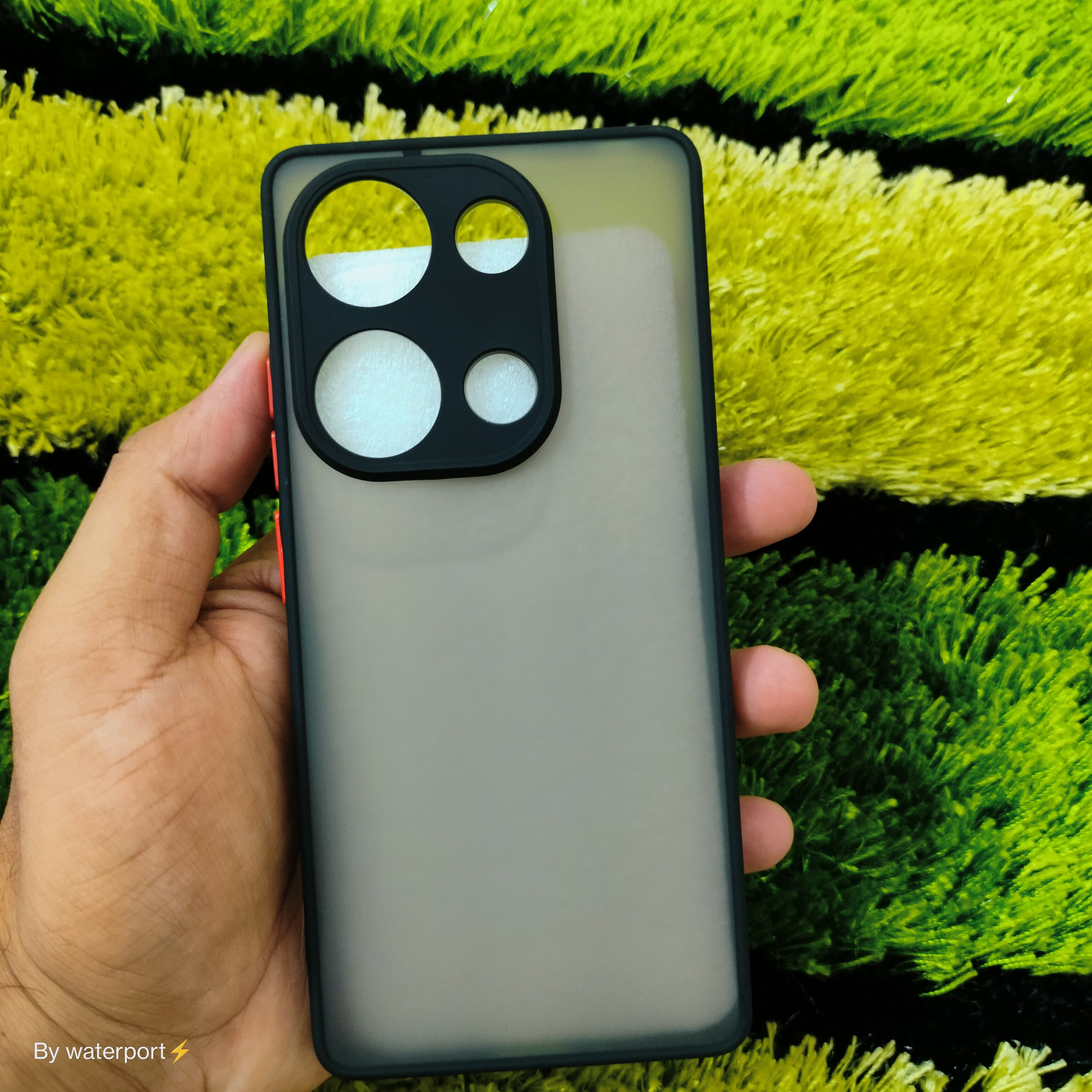For Redmi Note 13 Pro 4g Matte Finished Smoky Back Case Transparent Premium Quality With Camera Bump Protective Back Cover Redmi Note13Pro 4g Back Cover