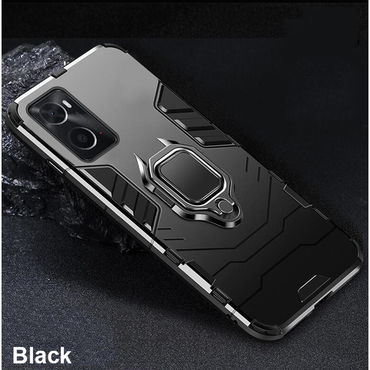 Icasecover for Oppo A76 4G/Oppo A96 4G hard case shockproof car magnetic stand Holder back cover