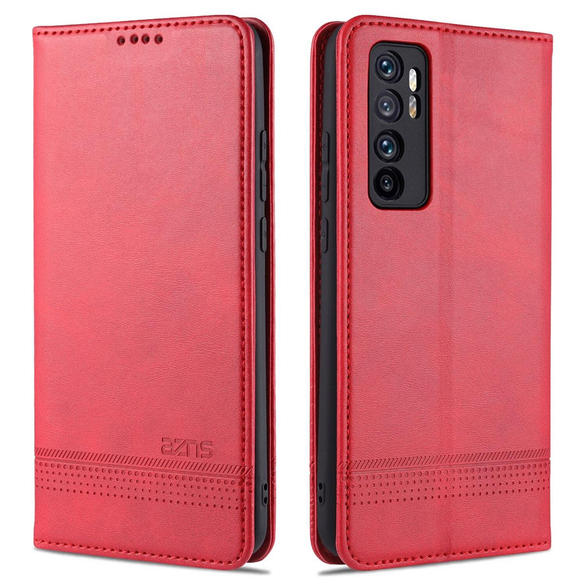 Leather case for Xiaomi Mi Note 10 lite vintage flip wallet card slots magnetic closure TPU inner stand cover for Xiaomi Mi Note 10 Lite