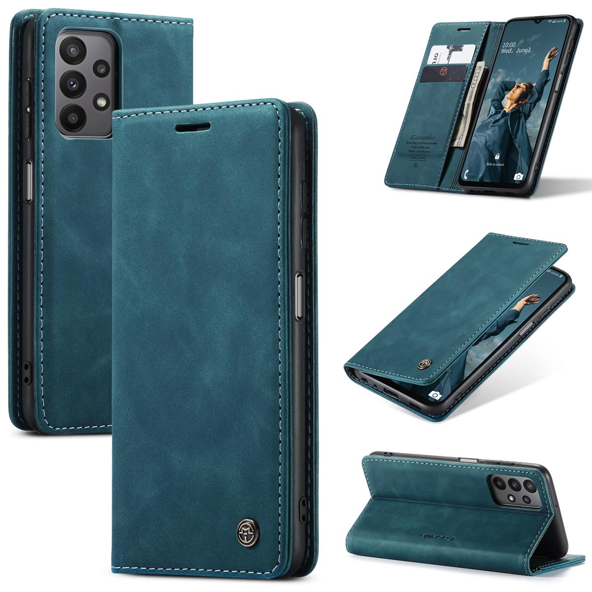 High quality R magnetic flip leather case for Samsung Galaxy A23 / Samsung Galaxy M23 phone case wallet card cover