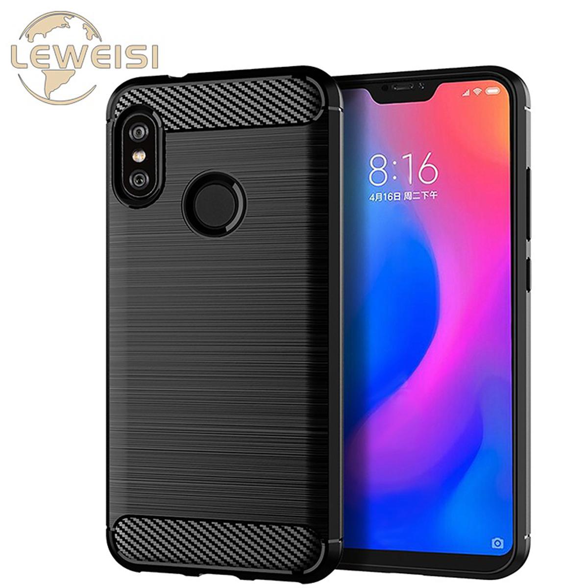 【Lejia】Leweisi fiber bumper case for Xiaomi Redmi 6 pro/A2 lite back coque shockproof