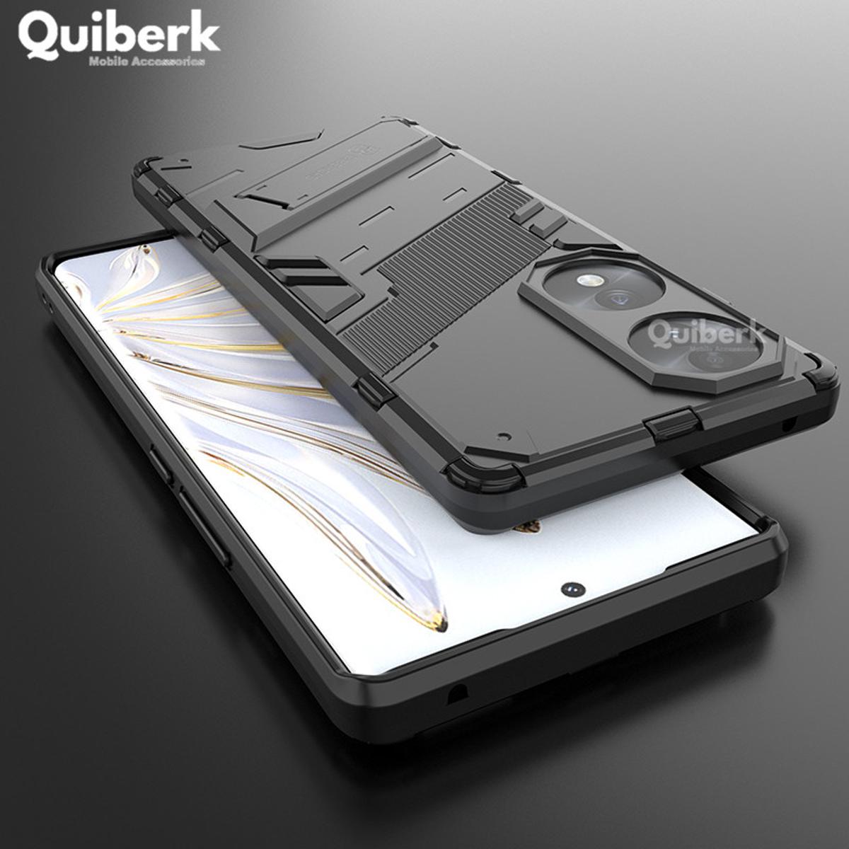 Quiberk for honor 70 5G phone case kickstand holder hard back protector shockproof cover
