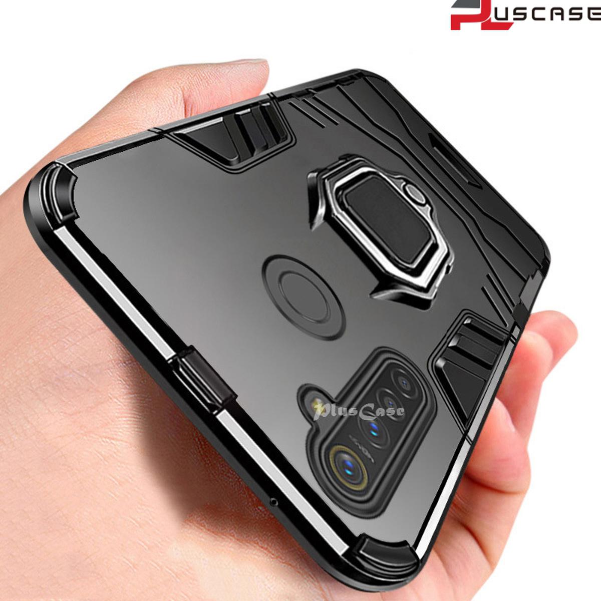 Pluscase for realme 6i hard case metal ring stand cover