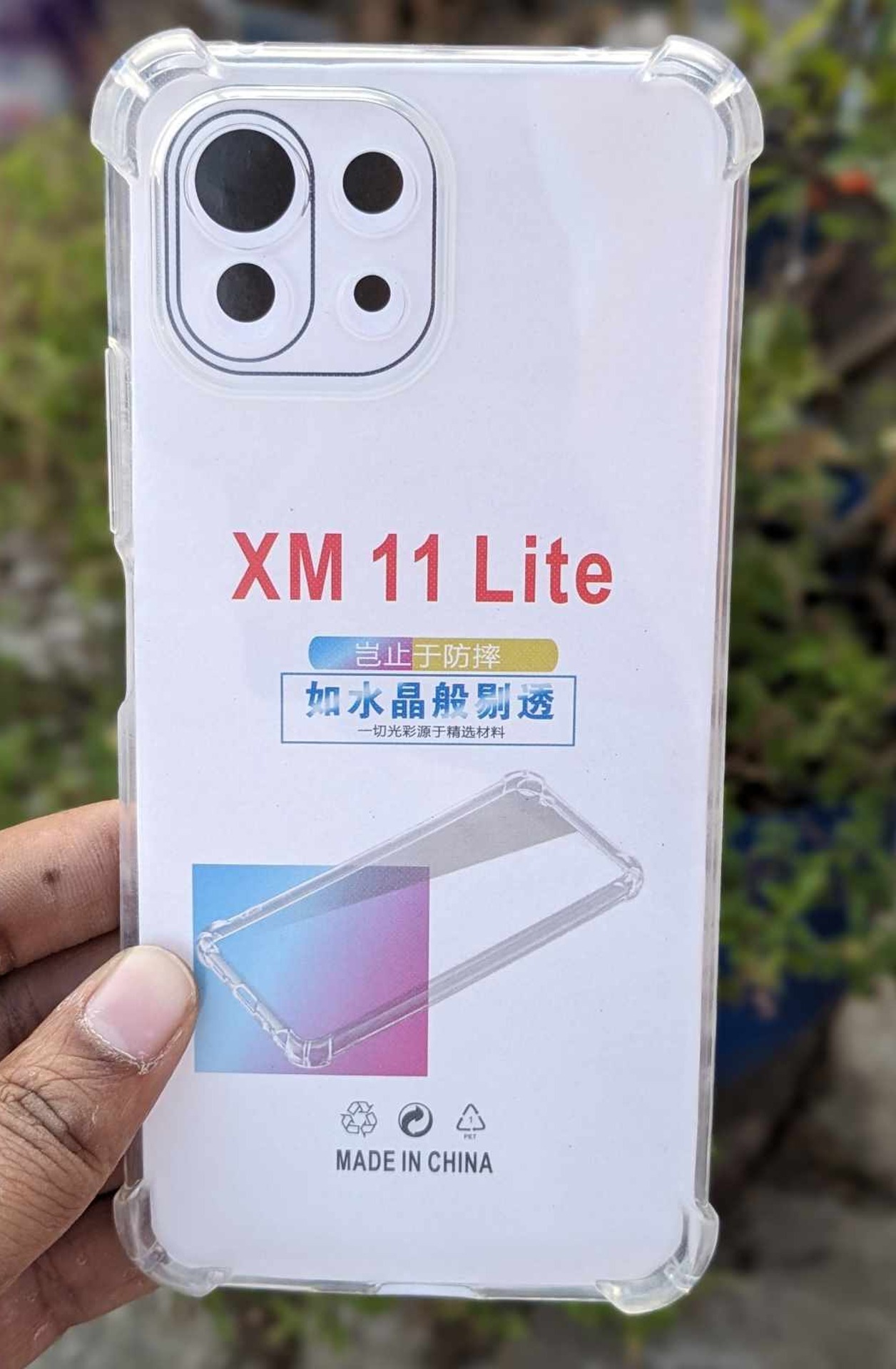 For Xiaomi Mi 11 Lite Shockproof transparent liquid crystal long time use soft premium protective back cover
