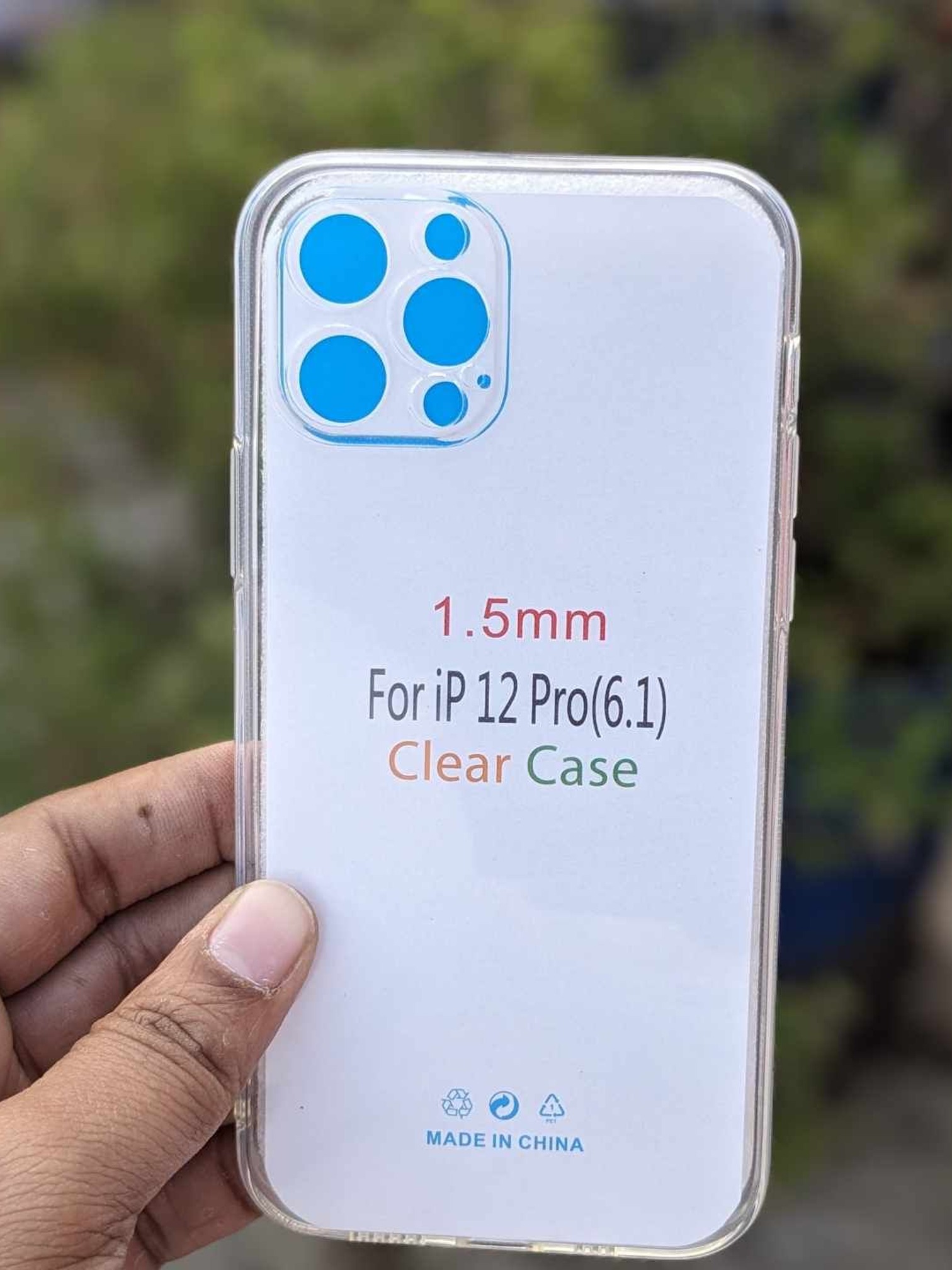 For Apple iPhone 12 Pro Max Shockproof transparent liquid crystal long time use soft premium protective back cover