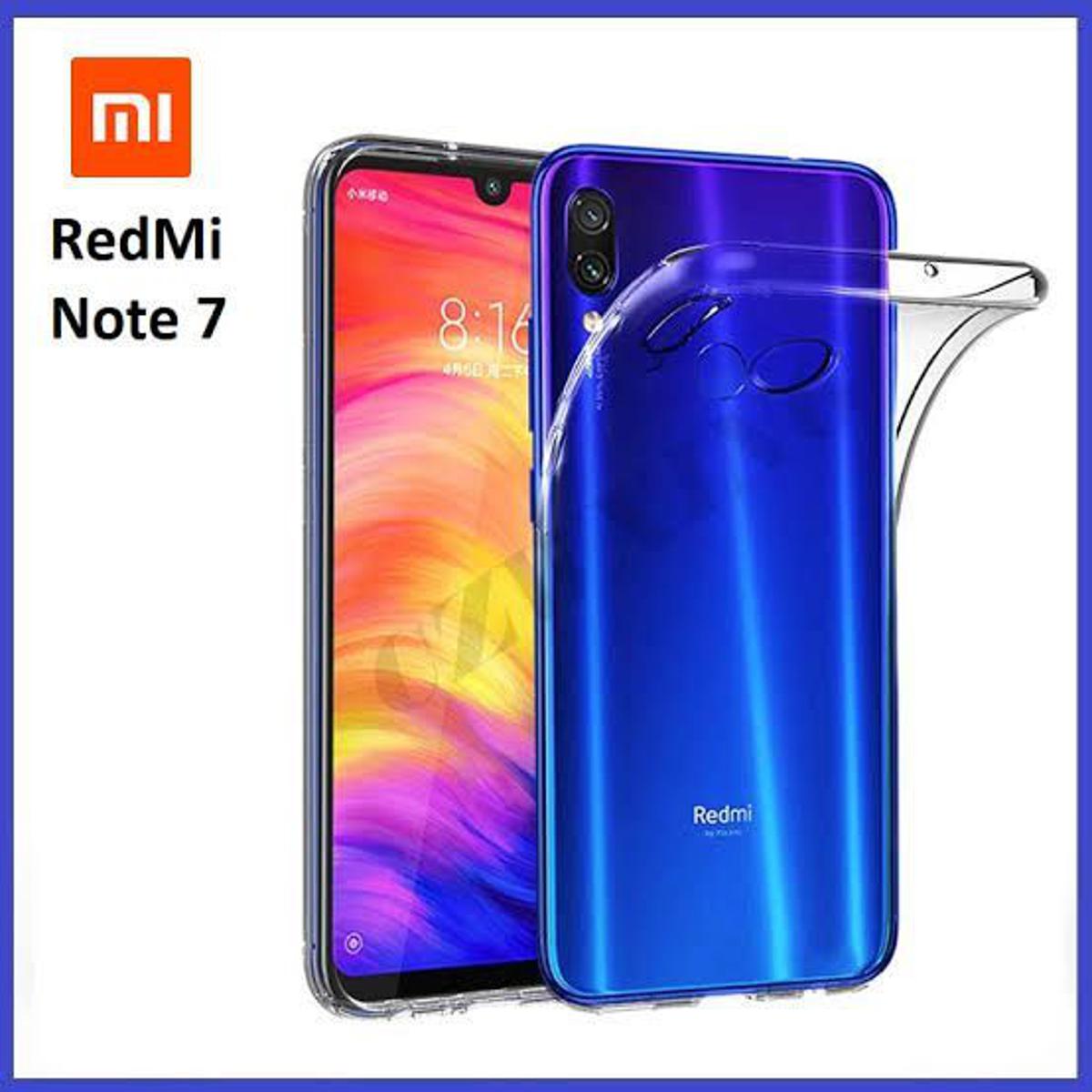 Back Case For Xiaomi Redmi Note 7 Transparent Cover Tpu Back Case - Back Cover