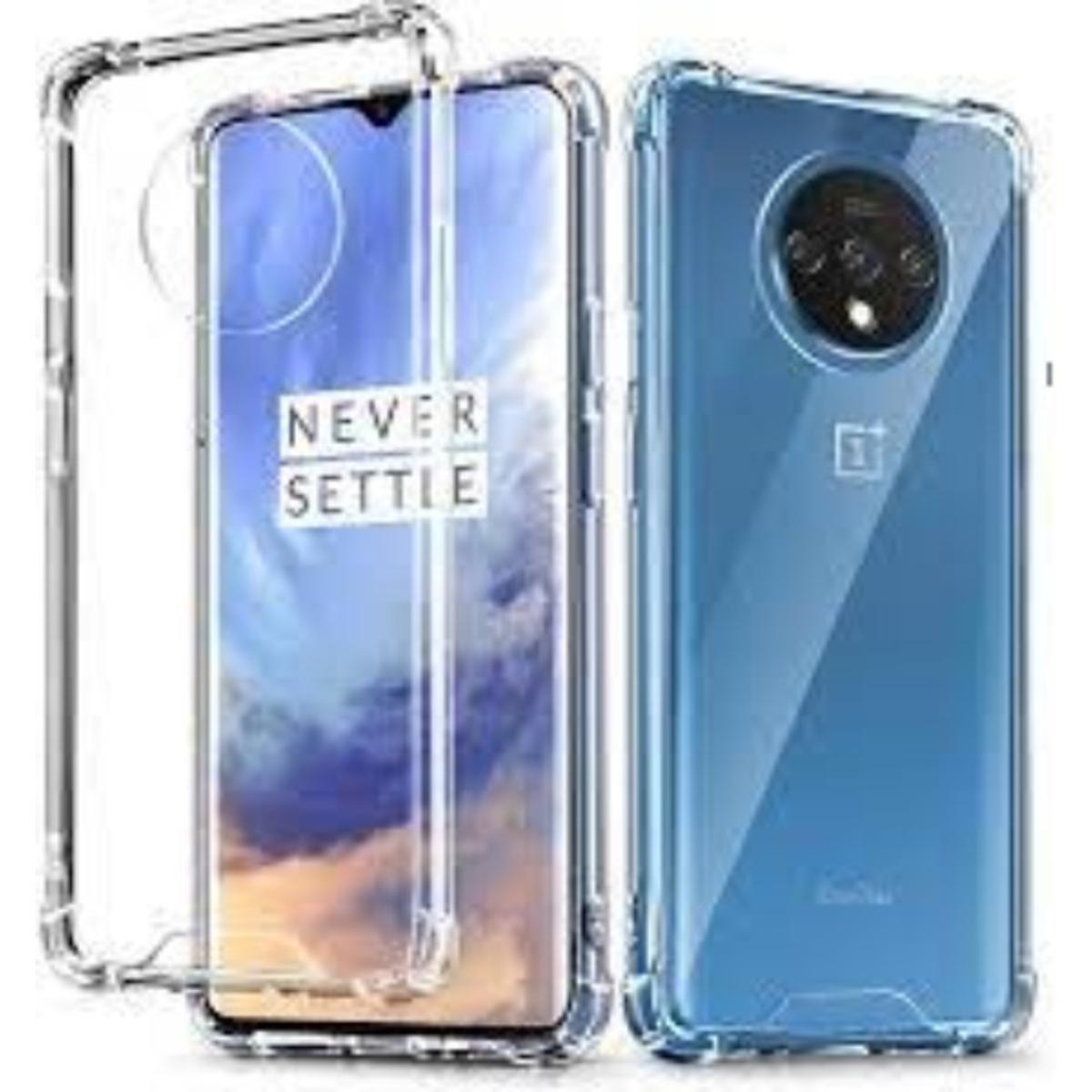 OnePlus 7T Premium Silicone Case Soft TPU Ultra-Thin Transparent Mobile Phone