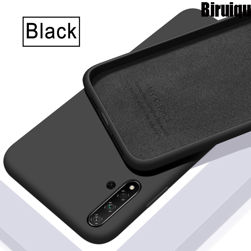 Huawei Nova 5T Soft Silicone Transparent Plating Case, Back Cover