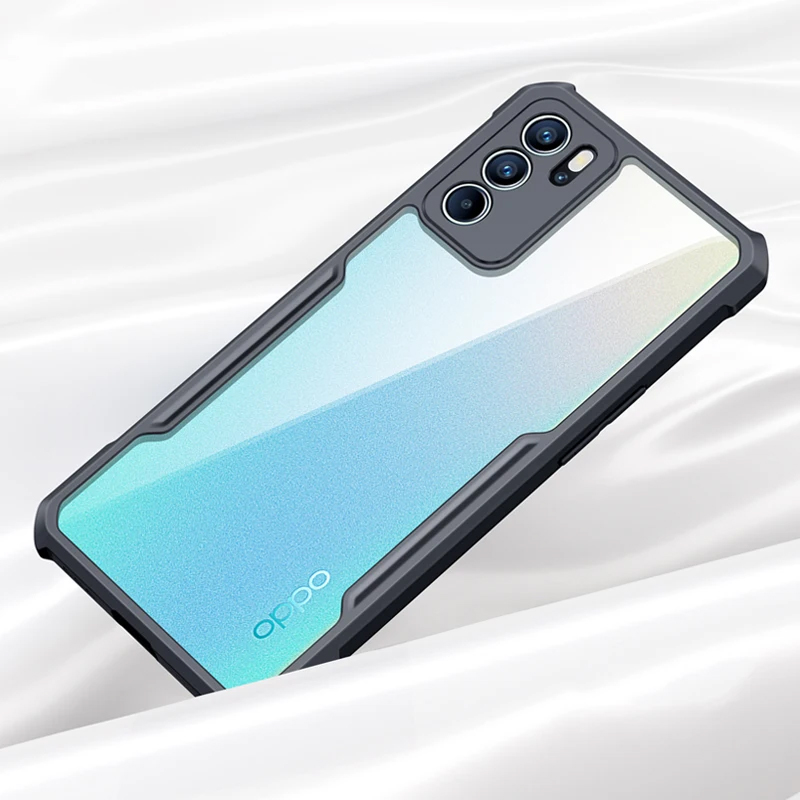 Oppo Reno6 Pro 5G C-Xundd Protective Transparent Airbag Bumper Phone Case For