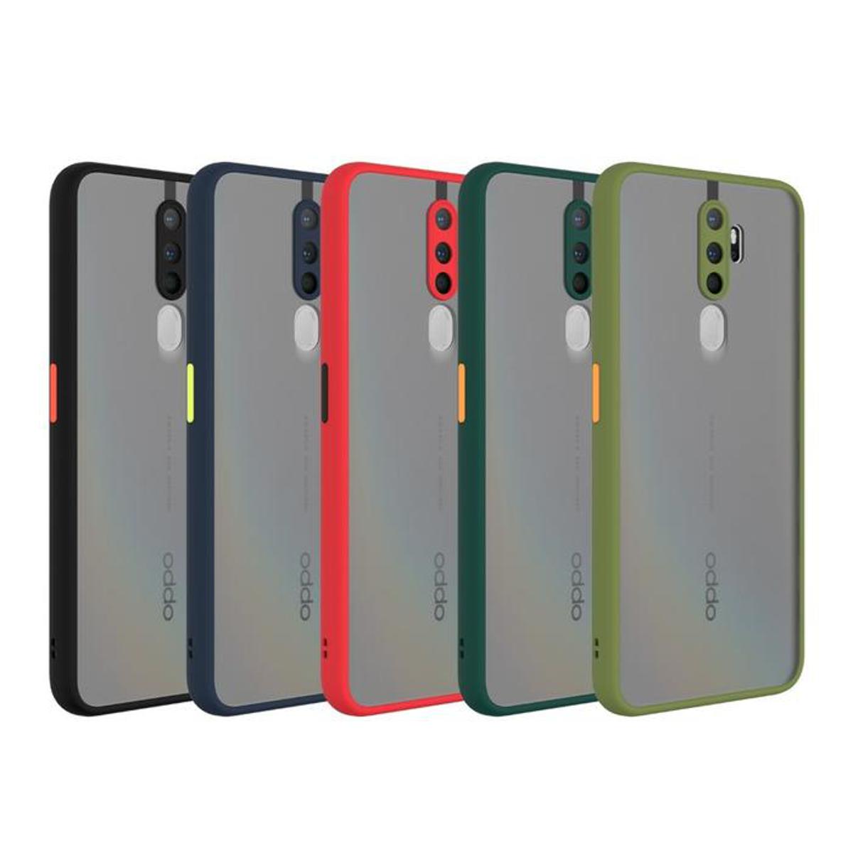 Translucent Frosted Smoke Mobile Cover for Oppo A5 2020 / Oppo A9 2020 Camera