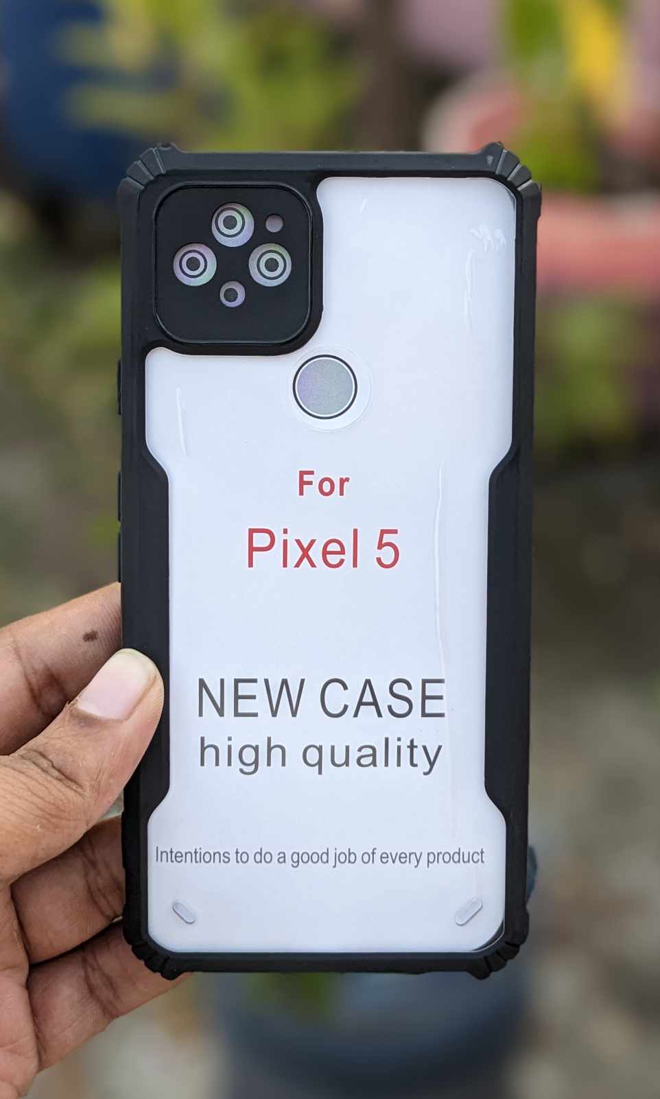 Google Pixel 5 Cases Shockproof Airbag Bumper Soft Back Transparent Shell